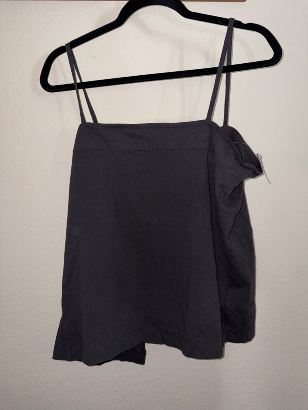 We The Free Charcoal Gray Spaghetti Strap Tank Top